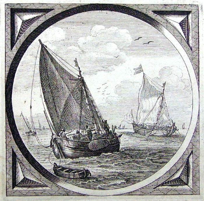 Boats like these sailed from Amsterdam to Leiden.